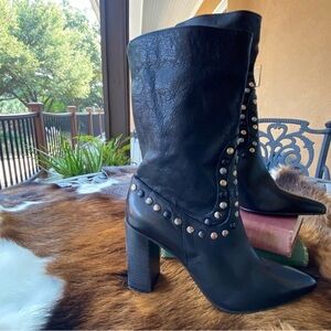 Free People Studded Boot SZ 37.5